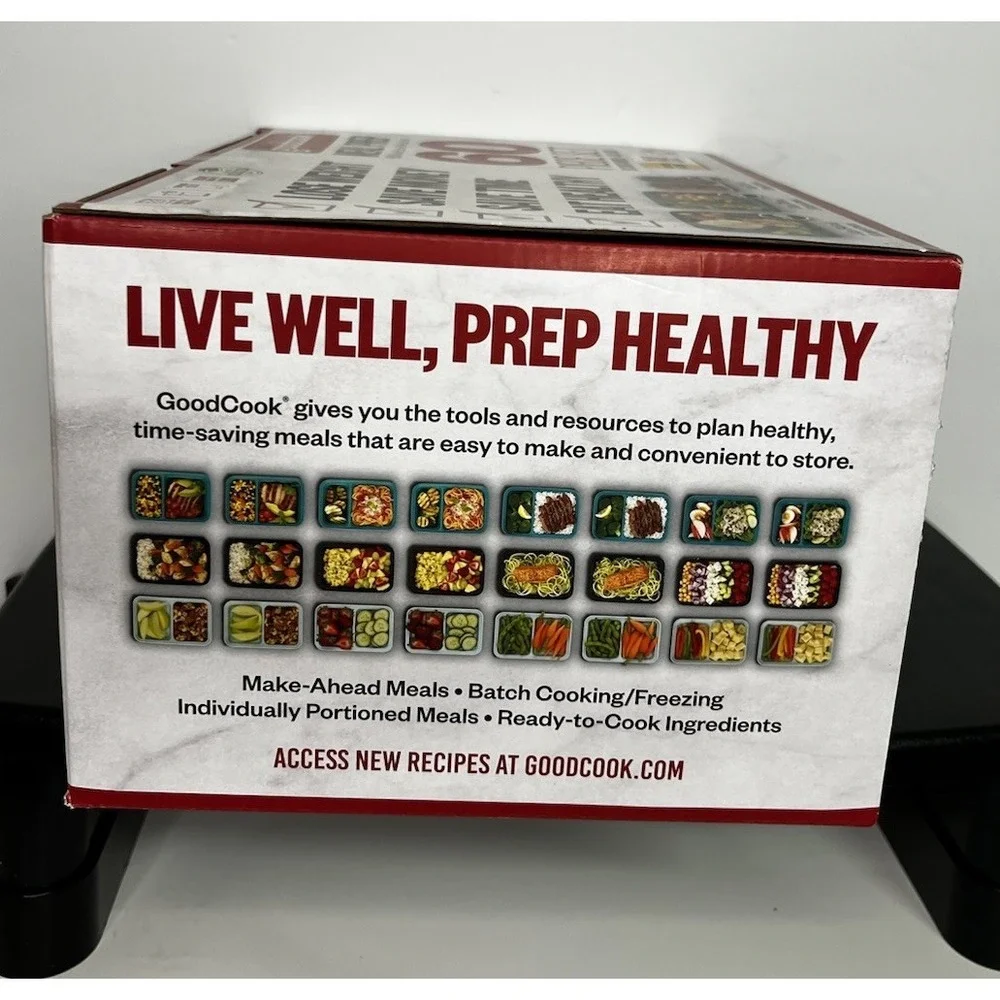GoodCook Meal Prep Set 60 Pc‎ BPA Free Food Storage Containers NEW
